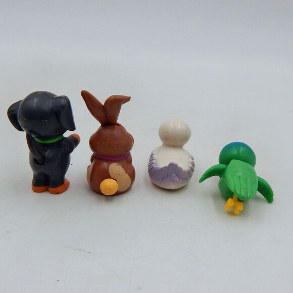 Littlest Pet Shop 1992 LPS Bashful Bunny Perky Pup Dog Jolly Toucan Bird Duck - Picture 5 of 8